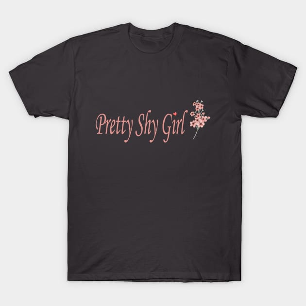 pretty shy girl T-Shirt by Isodes